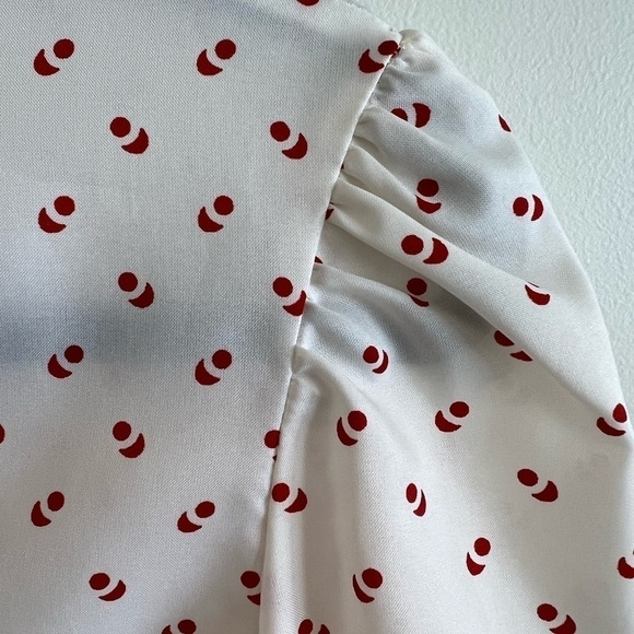 Vintage Koret Secretary Blouse with Ruffle Detail and Puff Shoulder - Picture 7 of 9